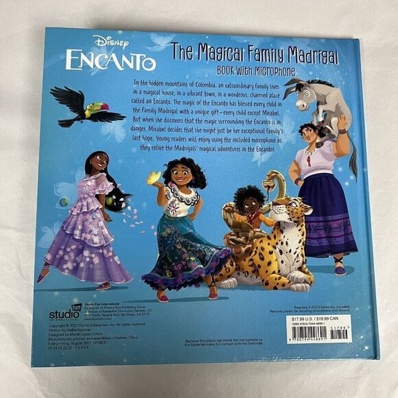Disney Encanto The Magical Family Madrigal Book Reynoso Naibe Hardback Mic - Picture 4 of 6